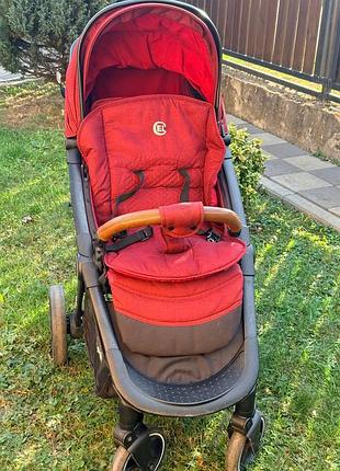 Детская прогулочная коляска carrello ruby red красный