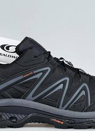 Кроссовки salomon комбинированные черные 46