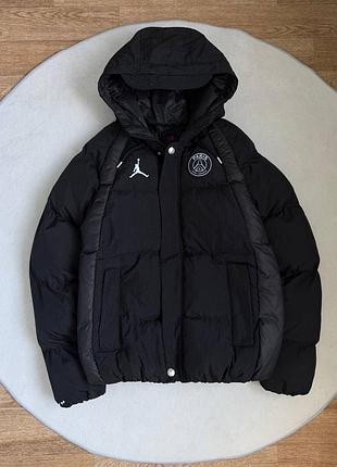 Пуховик jordan × psg puffer jacket
