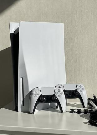 Playstation 5 (cfi-1016a) з дисководом (825 гб) + 2 оригінальні dualsense