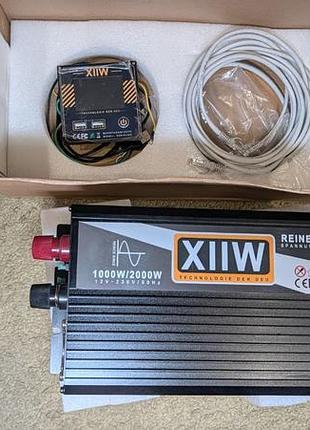 Преобразователь напряжения (инвертор) xiiw 1000w / 2000w