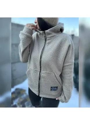 Куртка- кофта. куртка на блискавці, зручні кишені. тканина букле ба ранець.