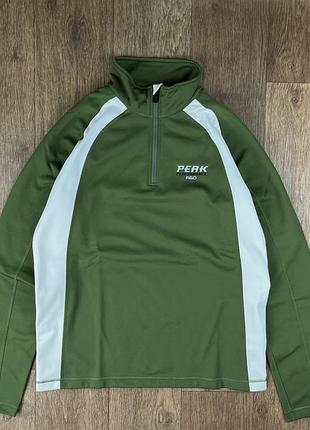 Кофта peak performance r&d зелена чоловіча спортивна флісова фліска реглан лонгслів haglofs nike acg вінтаж вінтажна светр