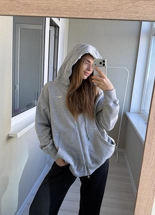 Оверсайзове зіп худі nike