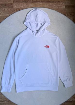 Худи the north face белое