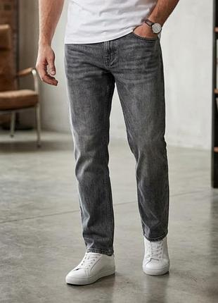 Чоловічі сірі джинси marks & spencer р. 38/31 straight fit