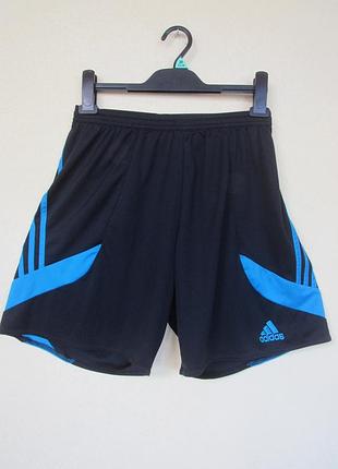 Мужские синие спортивные шорты от adidas