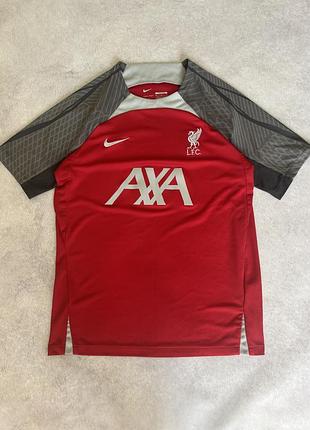 Футболка чоловіча nike liverpool dri-fit strike червона