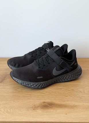 Nike revolution 5 flyease мужские черные кроссовки 43-27.5 см