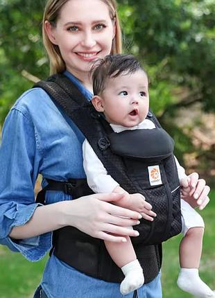 Рюкзак-переноска / эрго-рюкзак ergobaby omni breeze baby carrier от рождения onyx black