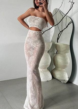 Распродажа платье prettylittlething с велюровыми аппликациями имитация комплекта
