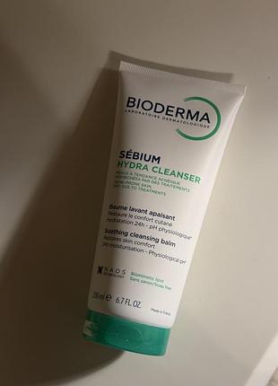 Очищувальний бальзам для обличчя bioderma sebium hydra cleanser, 200 мл