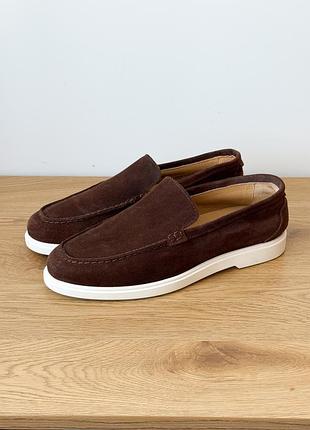 Loake tuscany чоловічі люкс мокасини сліпони як  loro piana 41-27 см
