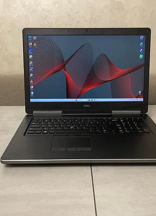 Ноутбук dell precision 7720, 17,3" fhd ips, i7-6820hq, 16gb, 512gb+500gb, nvidia quadro p3000 6gb