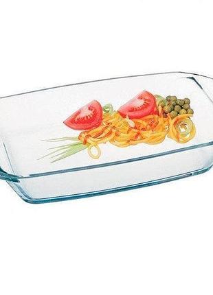 Форма скляна 3,0 л прямокутна 38,5 х 21,9 х 6,2 см simax color 7266 sim