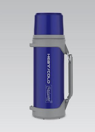 Термос із нержавіючої сталі 1 л синій maestro mr-1631-100