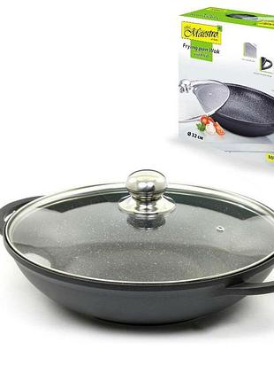 Сковорода 32 см wok maestro mr-4832