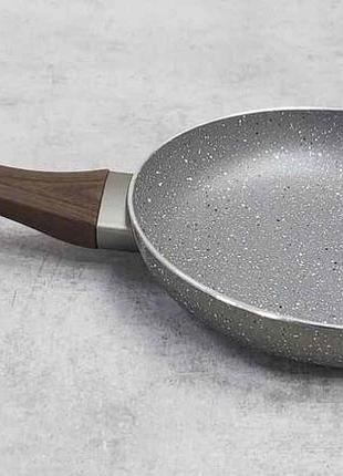 Сковорода kamille с антипригарным покрытием grey marble 20 см km-4112