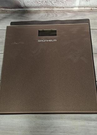 Весы напольные grunhelm bes-gld до 180 кг золотистые