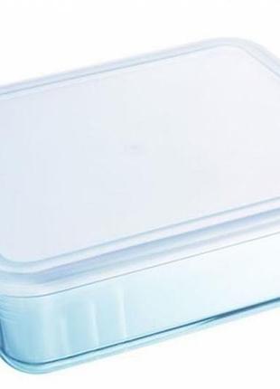 Форма 4 л прямоугольная с крышкой для выпечки 27 х 23 см pyrex classic 244p000