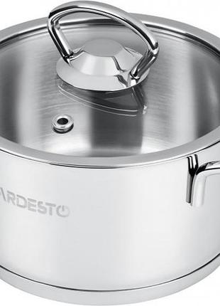 Кастрюля 1.2 л из нержавеющей стали luna ardesto ar0612s