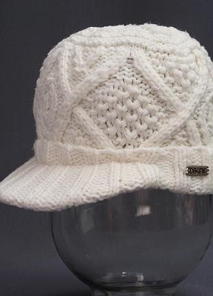 Шапка с козырьком dakine lux visor beanie one size вязаная зимняя женская