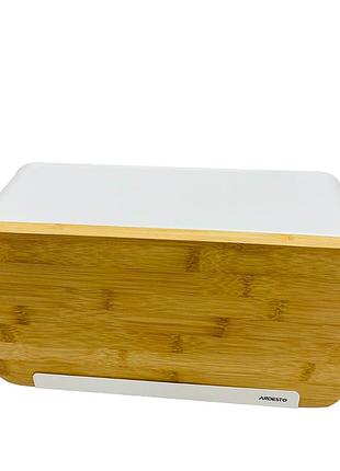Хлебница 33х13х18 см ardesto midori ar0914wb white