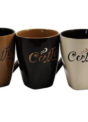 Набор кружек 310 мл interos coffee 6 шт kw 119 (83943)