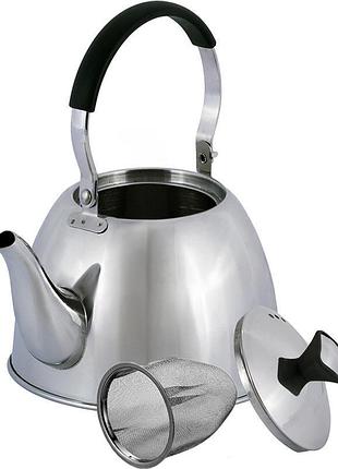 Чайник із ситечком 1 л kamille km-1093