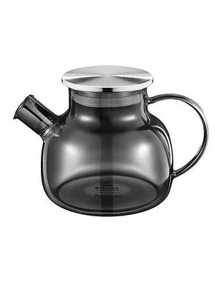 Чайник для заваривания 950 мл с металлической крышкой wilmax thermo smoky grey 8888100002