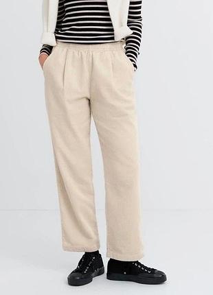 Вельветові брюки uniqlo