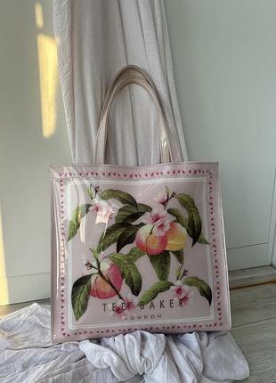 Сумка жіноча ted baker тоут рожева велика