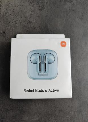Новые bluetooth наушники xiaomi redmi buds 6 active blue 2