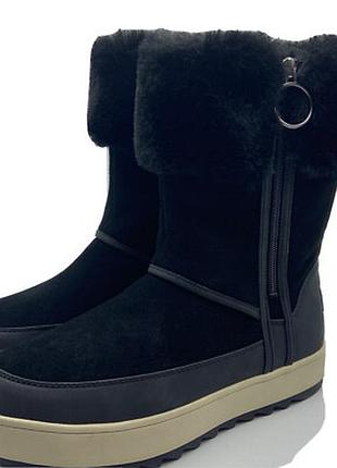 Жіночі зимові чоботи koolaburra by ugg tynlee (модифікація з бічною блискавкою та круглим пулером).розмір:37