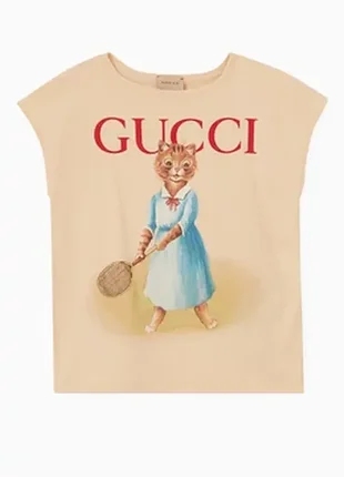 Футболка на девочку gucci, оригинал 5р.