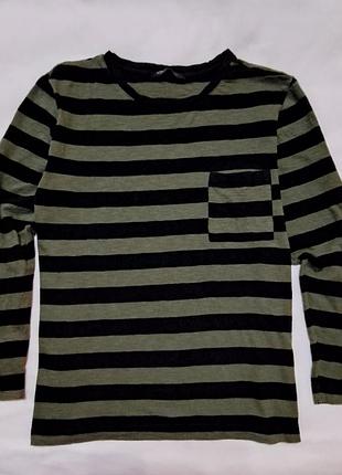 Полосатый лонгслив marks &amp; spencer (m&amp;s collection), размер 14 (l) 3