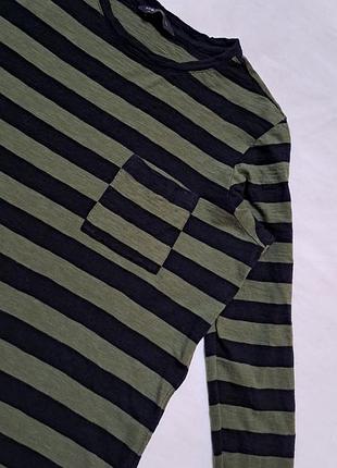 Полосатый лонгслив marks &amp; spencer (m&amp;s collection), размер 14 (l) 6