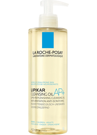 Увлажняющее липид-восстанавливающее масло против раздражений la roche-posay lipikar cleansing oil ap+