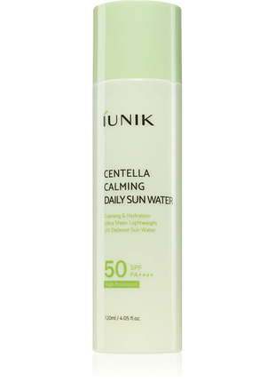 Iunik centella calming daily sun water успокаивающий тоник spf 50+