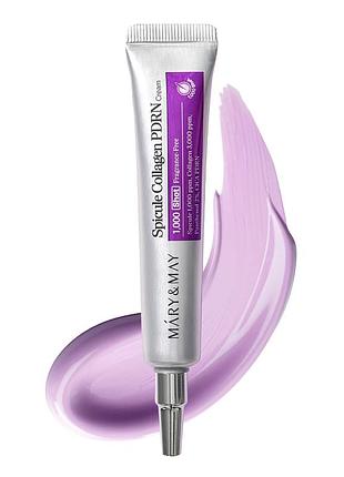 Mary&may spicule collagen pdrn cream пом'якшувальний і живильний крем відновлюючий бар’єр шкіри