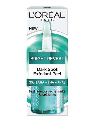 L’oréal paris bright reveal пилинг для лица против пигментных пятен