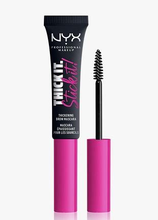 Nyx thick it stick it brow mascara тушь для бровей нокс