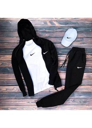 Костюм nike турецька двонитка:кепка,кофта,штани,футболка