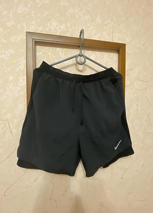 Чоловічі спортивні шорти з лосінами nike