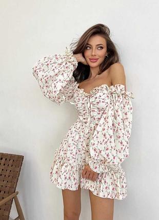 Принтованное мини платье ivina boutique