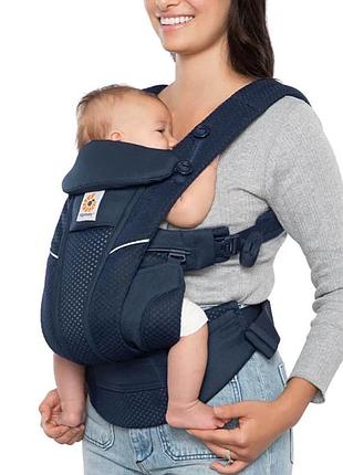Рюкзак-переноска / эрго-рюкзак ergobaby omni breeze baby carrier с рождения midnight blue/ синий
