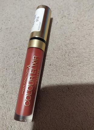 Max factor color elixir soft matte матова пудрова стійка помада