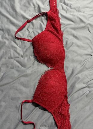 Бюстгальтер жіночий victoria secret червоний 80c