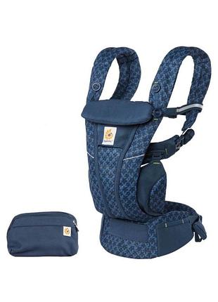 Рюкзак-переноска / эрго-рюкзак ergobaby omni breeze baby carrier с рождения reach for the stars/синий
