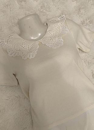 Женский трикотажный топ/блузка zara